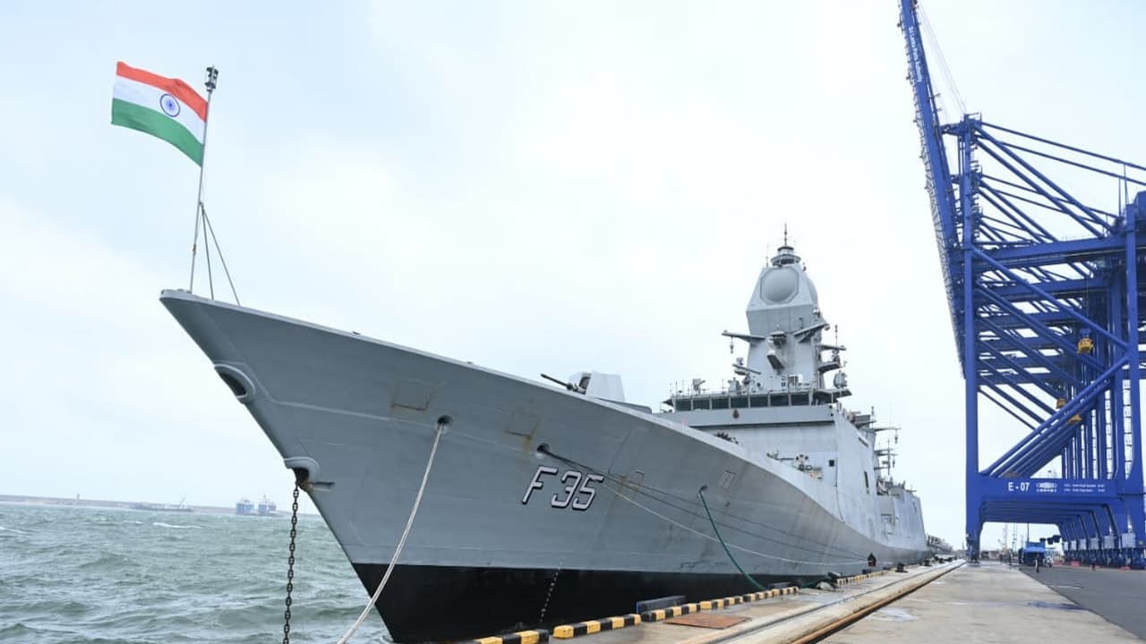 INS Vikrant, INS Udaygiri participate in Sri Lanka Navy’s International Fleet Review 2025 (Photo/PIB) INS Vikrant, INS Udaygiri participate in Sri Lanka Navy’s International Fleet Review 2025 (Photo/PIB)