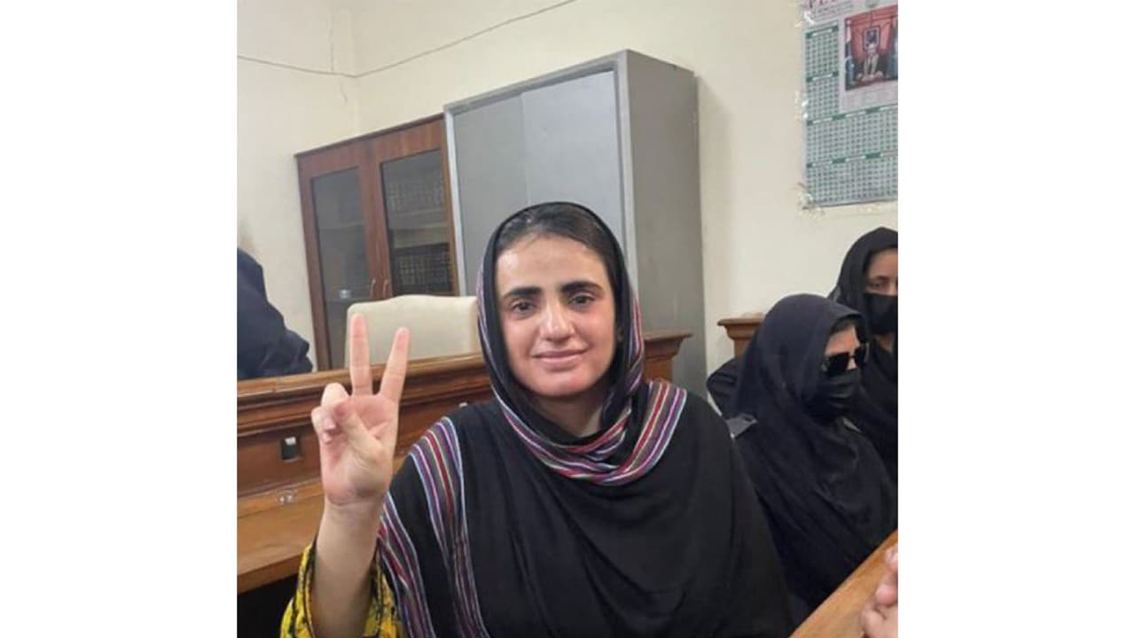 Mahrang Baloch (File Photo/@MahrangBaloch_) Mahrang Baloch (File Photo/@MahrangBaloch_)