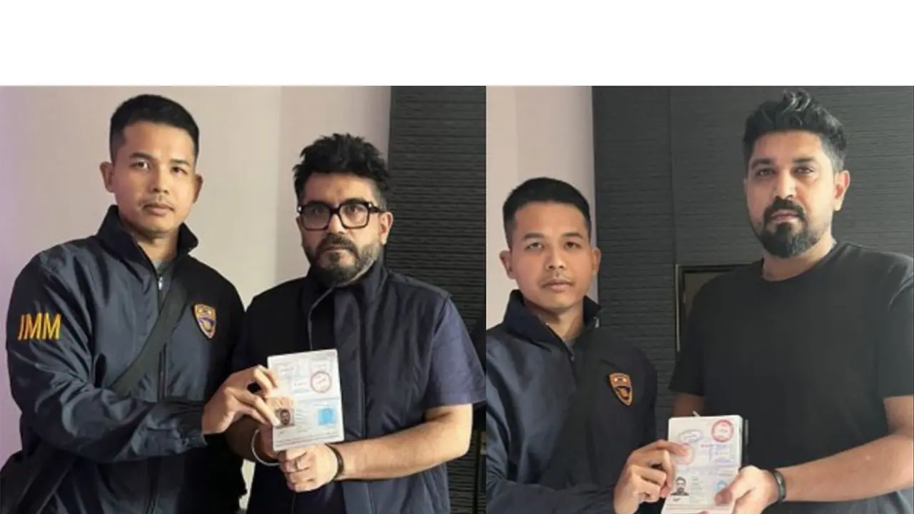 Luthra brothers Gaurav and Saurabh in detention in Thailand (Photo/ANI) Luthra brothers Gaurav and Saurabh in detention in Thailand (Photo/ANI)