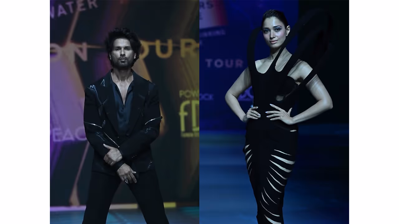Shahid Kapoor, Tamannaah Bhatia (Photo/Instagram@fdciofficial) Shahid Kapoor, Tamannaah Bhatia (Photo/Instagram@fdciofficial)