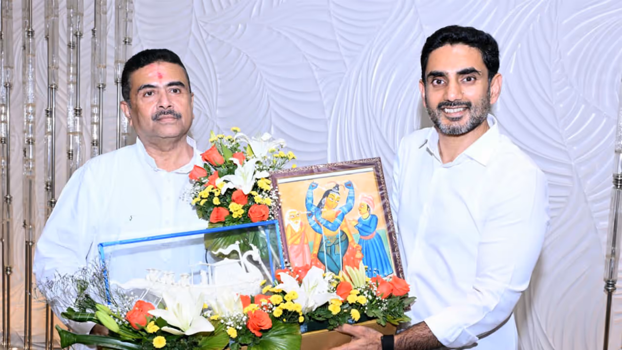 West Bengal Chief Minister Suvendu Adhikari, TDP National General Secretary Nara Lokesh (Photo X/@SuvenduWB) West Bengal Chief Minister Suvendu Adhikari, TDP National General Secretary Nara Lokesh (Photo X/@SuvenduWB)