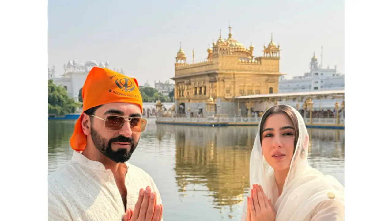 Ayushmann Khurrana and Sara Ali Khan (Image source: Instagram@ayushmannk) Ayushmann Khurrana and Sara Ali Khan (Image source: Instagram@ayushmannk)