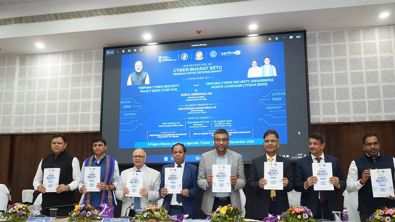 Inauguration of “Cyber Bharat Setu” workshop in Agartala. (Photo/ANI) Inauguration of “Cyber Bharat Setu” workshop in Agartala. (Photo/ANI)