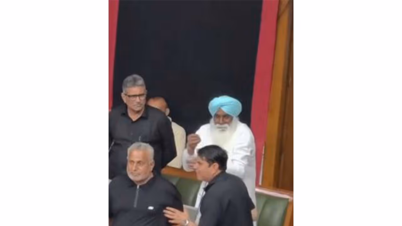Ratia MLA Jarnail Singh in Legislative Assembly (Photo/X/@BJPSCMorcha) Ratia MLA Jarnail Singh in Legislative Assembly (Photo/X/@BJPSCMorcha)