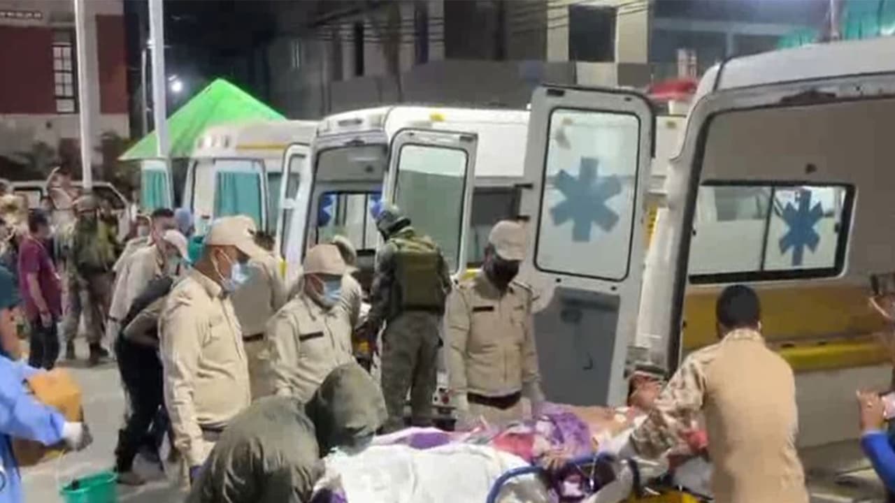 Three Kuki injured men shifted from RIMS (Photo/ANI) Three Kuki injured men shifted from RIMS (Photo/ANI)