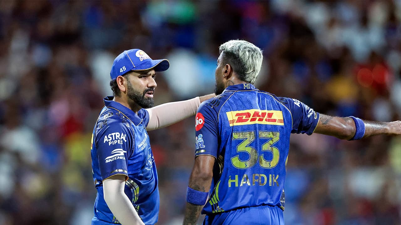 MI's Rohit Sharma (left) and Hardik Pandya (right) (Photo: ANI) MI's Rohit Sharma (left) and Hardik Pandya (right) (Photo: ANI)