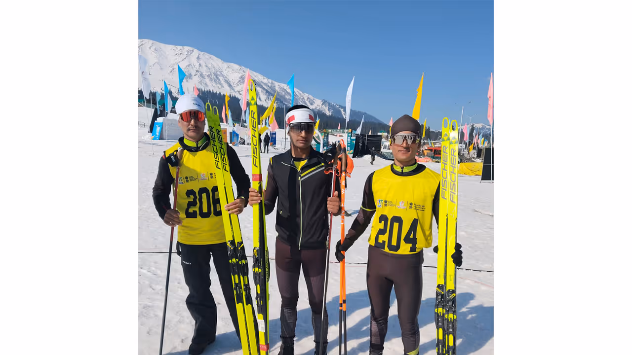 Medalists from Nordic skiing competition. (Photo: SAI Media) Medalists from Nordic skiing competition. (Photo: SAI Media)