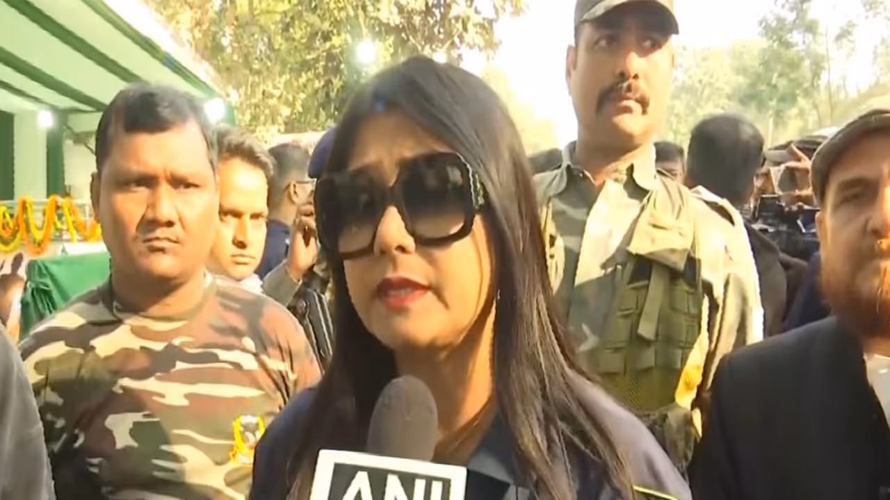 Jharkhand Mukti Morcha MP Mahua Majhi (Photo/ANI)