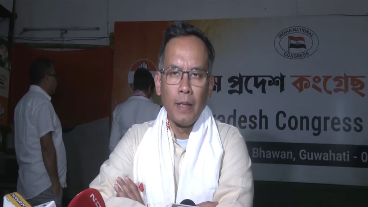 Assam Congress chief Gaurav Gogoi (Photo/ANI) Assam Congress chief Gaurav Gogoi (Photo/ANI)