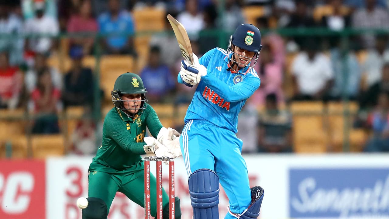 India and South Africa Women's teams players in action (Photo: ANI) India and South Africa Women's teams players in action (Photo: ANI)