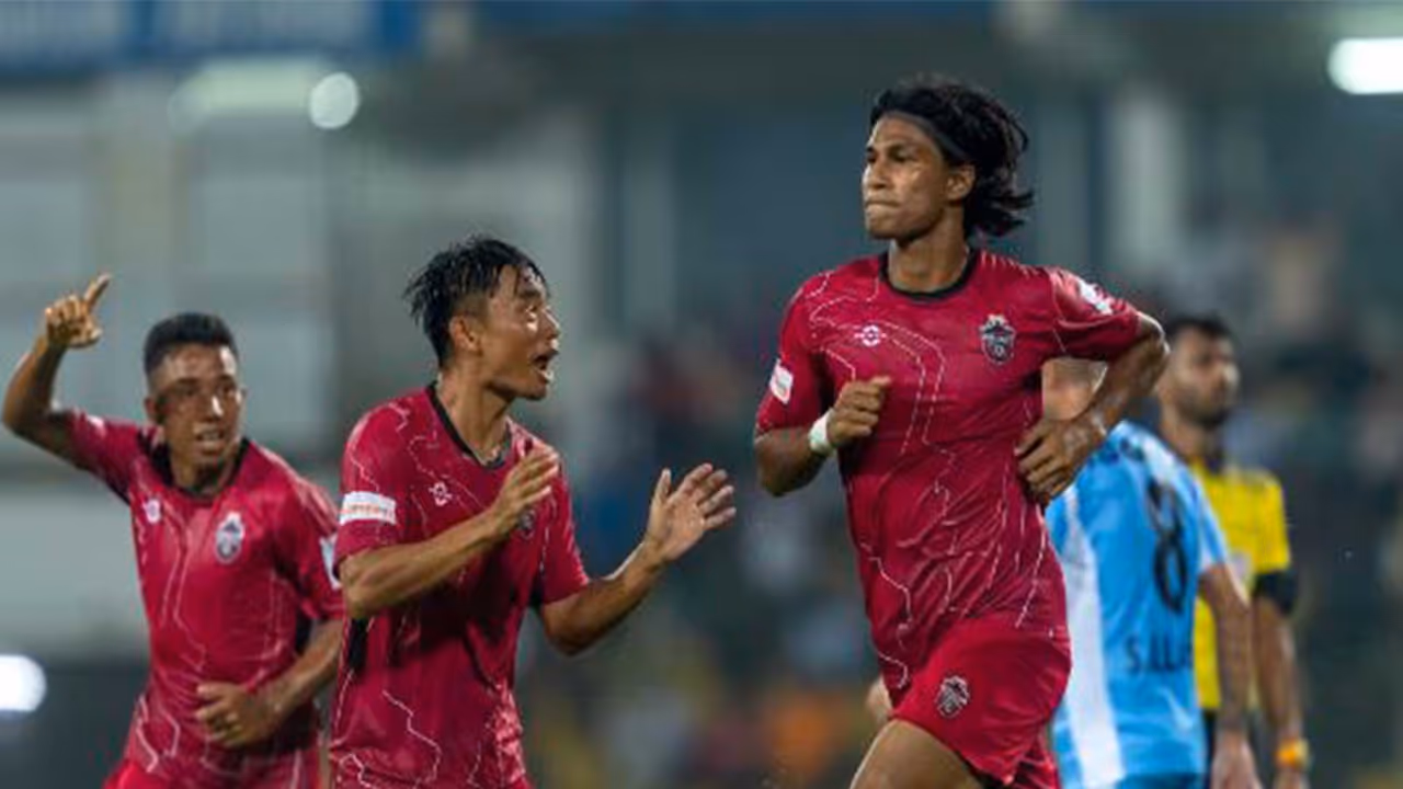 Churchill Brothers players celebrating (Photo: ISL) Churchill Brothers players celebrating (Photo: ISL)