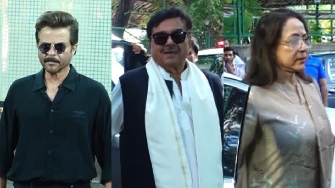 Anil Kapoor, Shatrughan Sinha and Hema Malini (Photo/ANI) Anil Kapoor, Shatrughan Sinha and Hema Malini (Photo/ANI)