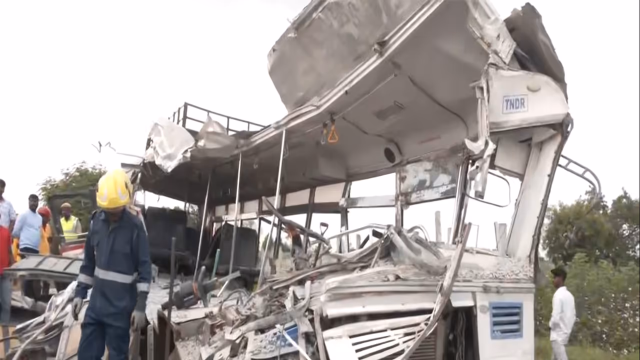 Visuals from the accident site (Photo/ANI)