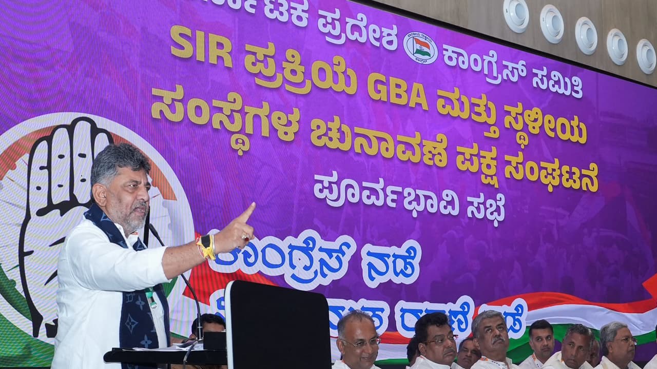 Karnataka Deputy CM DK Shivakumar (Photo/@DKShivakumar) Karnataka Deputy CM DK Shivakumar (Photo/@DKShivakumar)