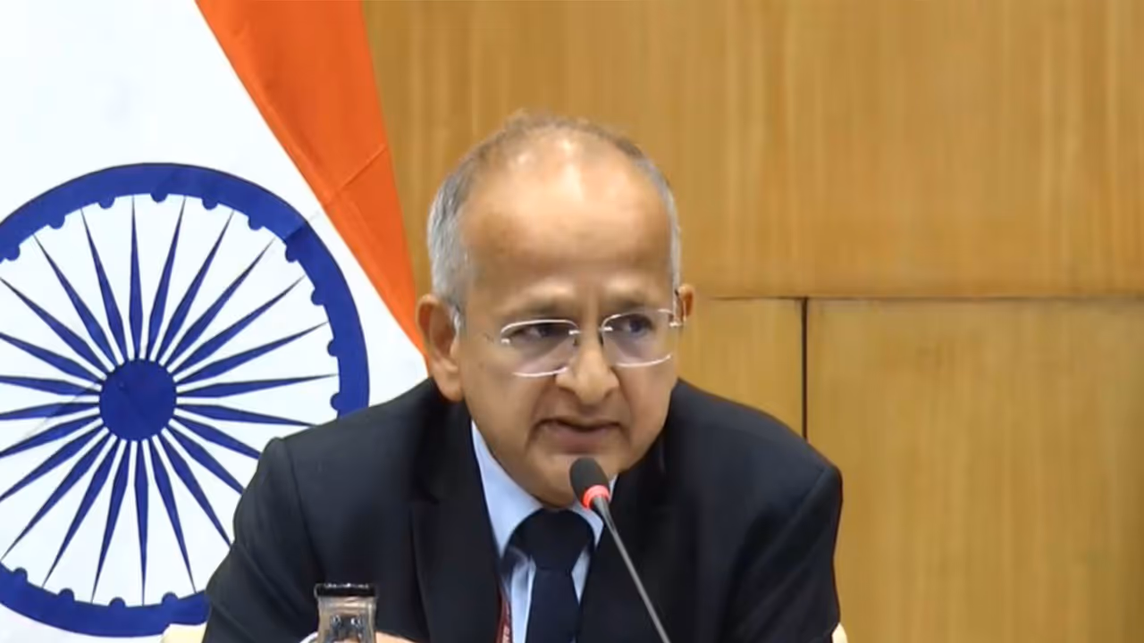 Secretary (East) in the Ministry of External Affairs (MEA), Rudrendra Tandon (Photo/YouTube/MEA) Secretary (East) in the Ministry of External Affairs (MEA), Rudrendra Tandon (Photo/YouTube/MEA)