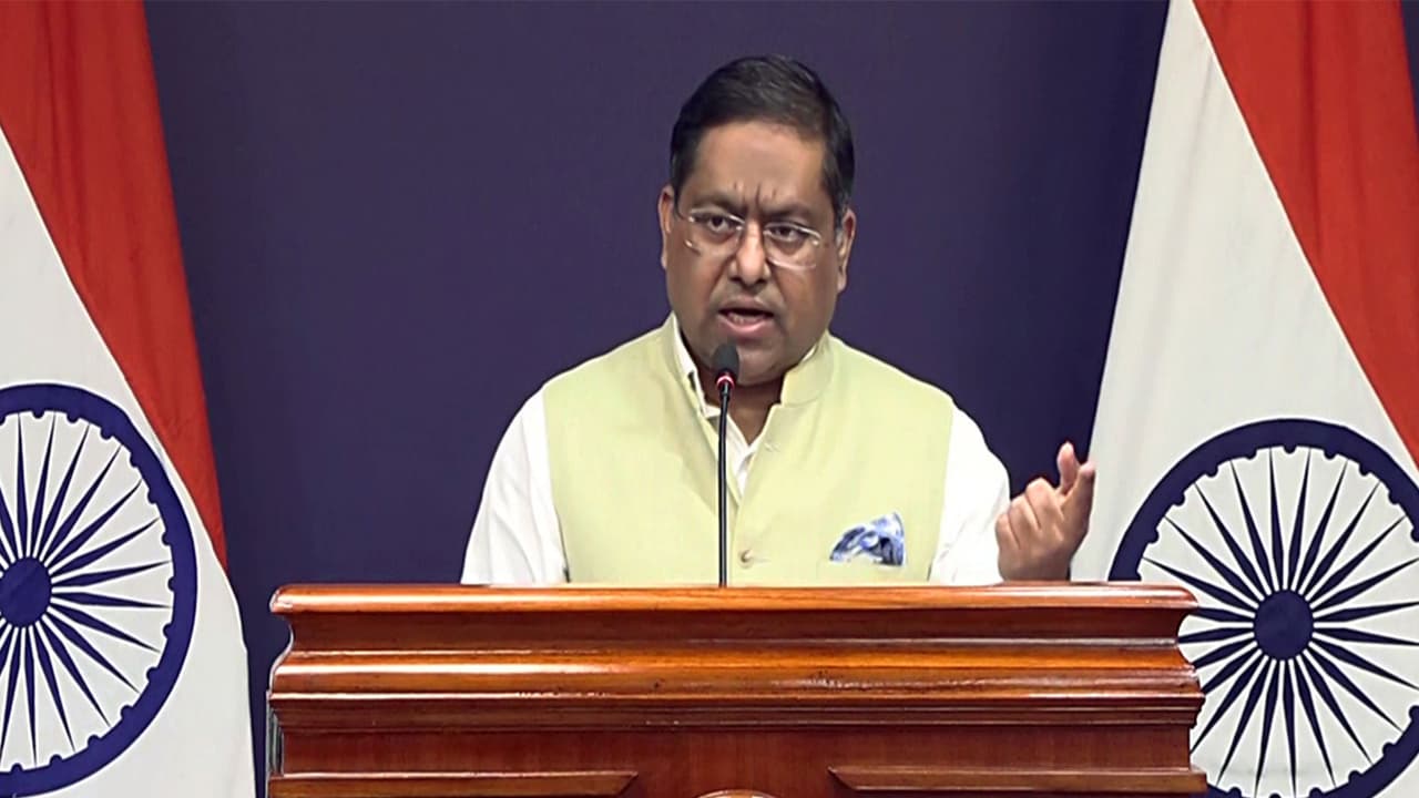 MEA Spokesperson Randhir Jaiswal (File Photo/ANI) MEA Spokesperson Randhir Jaiswal (File Photo/ANI)