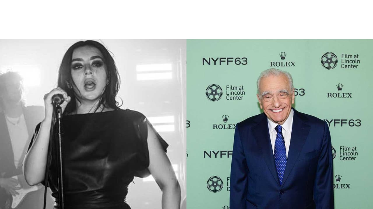 Singer Charli XCX (Photo/Instagram@CharliXCX) and Martin Scorsese (Photo/Instagram/@martinscorsese_) Singer Charli XCX (Photo/Instagram@CharliXCX) and Martin Scorsese (Photo/Instagram/@martinscorsese_)