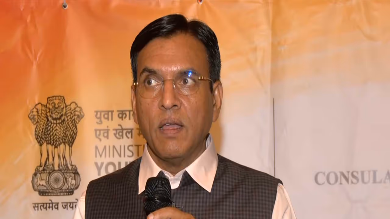 Union Minister of Youth Affairs and Sports Mansukh Mandaviya (Photo: ANI) Union Minister of Youth Affairs and Sports Mansukh Mandaviya (Photo: ANI)