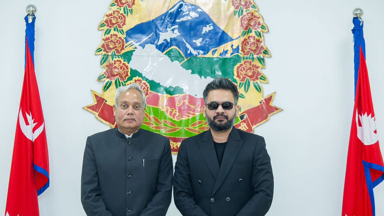 Nepal Prime Minister Balendra “Balen” Shah (right) poses during an official engagement at the Prime Minister’s Office in Singhadurbar, Kathmandu. (Image Source: Nepal PMO) Nepal Prime Minister Balendra “Balen” Shah (right) poses during an official engagement at the Prime Minister’s Office in Singhadurbar, Kathmandu. (Image Source: Nepal PMO)