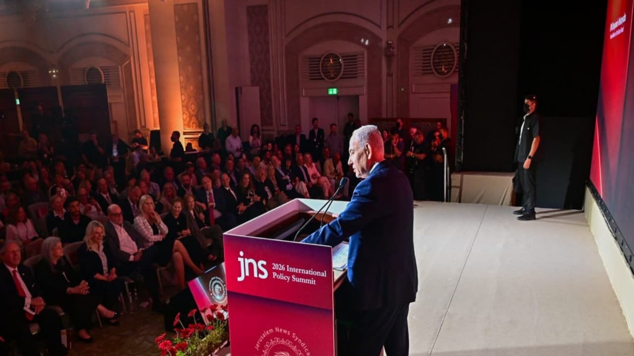 Israeli Prime Minister Benjamin Netanyahu at Jerusalem News Syndicate's (JNS) International Policy Summit 2026 (Photo/X@IsraeliPM) Israeli Prime Minister Benjamin Netanyahu at Jerusalem News Syndicate's (JNS) International Policy Summit 2026 (Photo/X@IsraeliPM)