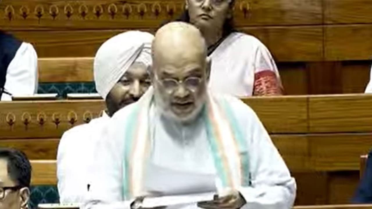 Union Home Minister Amit Shah (Photo/SansadTV) Union Home Minister Amit Shah (Photo/SansadTV)