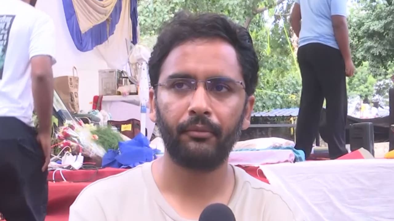 Cockroach Janata Party representative Ashutosh Ranka (Photo/ANI) Cockroach Janata Party representative Ashutosh Ranka (Photo/ANI)