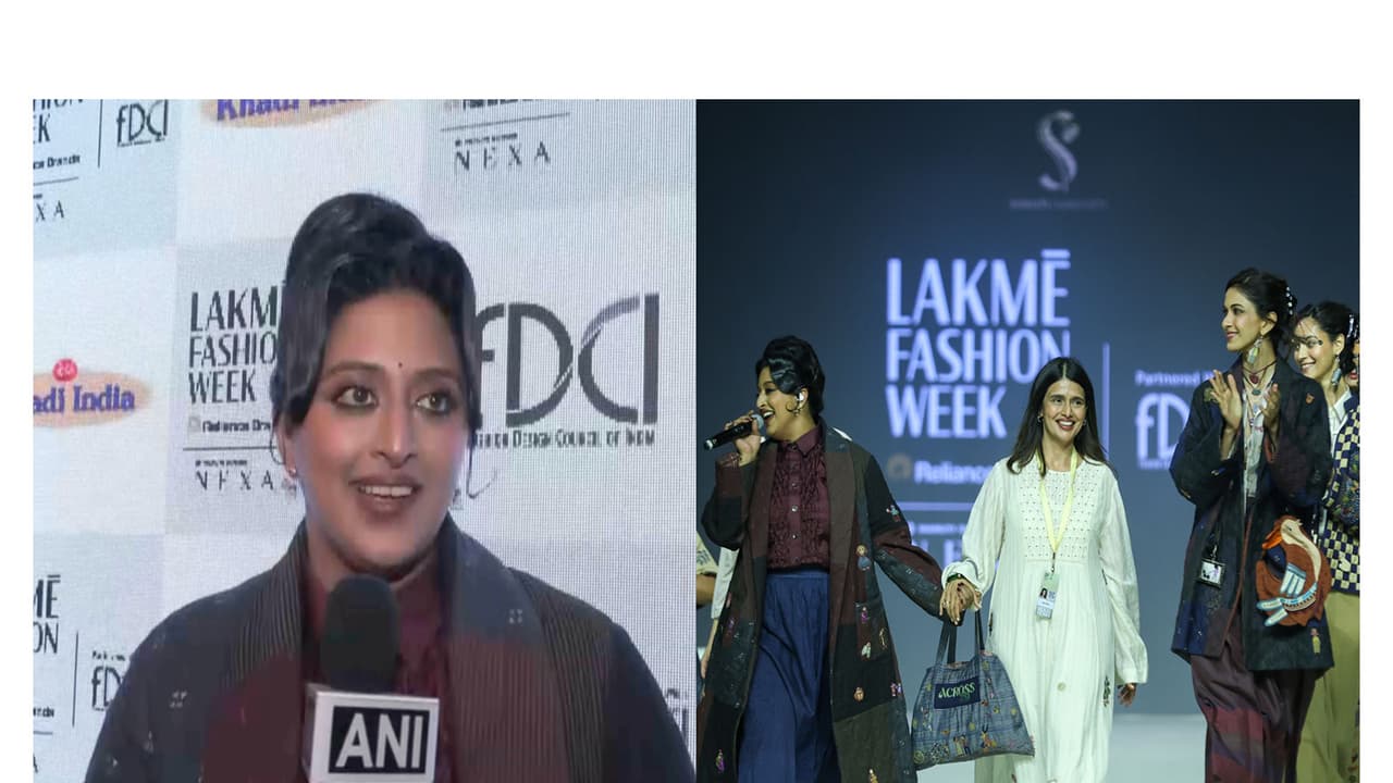 Singer Raja Kumari at Lakme Fashion Week (Photo/ANI/FDCI) Singer Raja Kumari at Lakme Fashion Week (Photo/ANI/FDCI)
