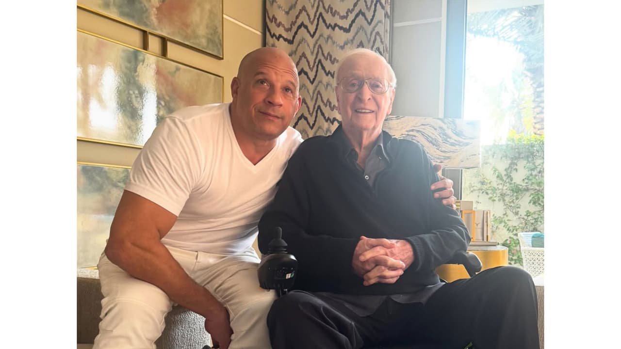 Vin Diesel, Michael Caine (Photo/Instagram@vindiesel) Vin Diesel, Michael Caine (Photo/Instagram@vindiesel)