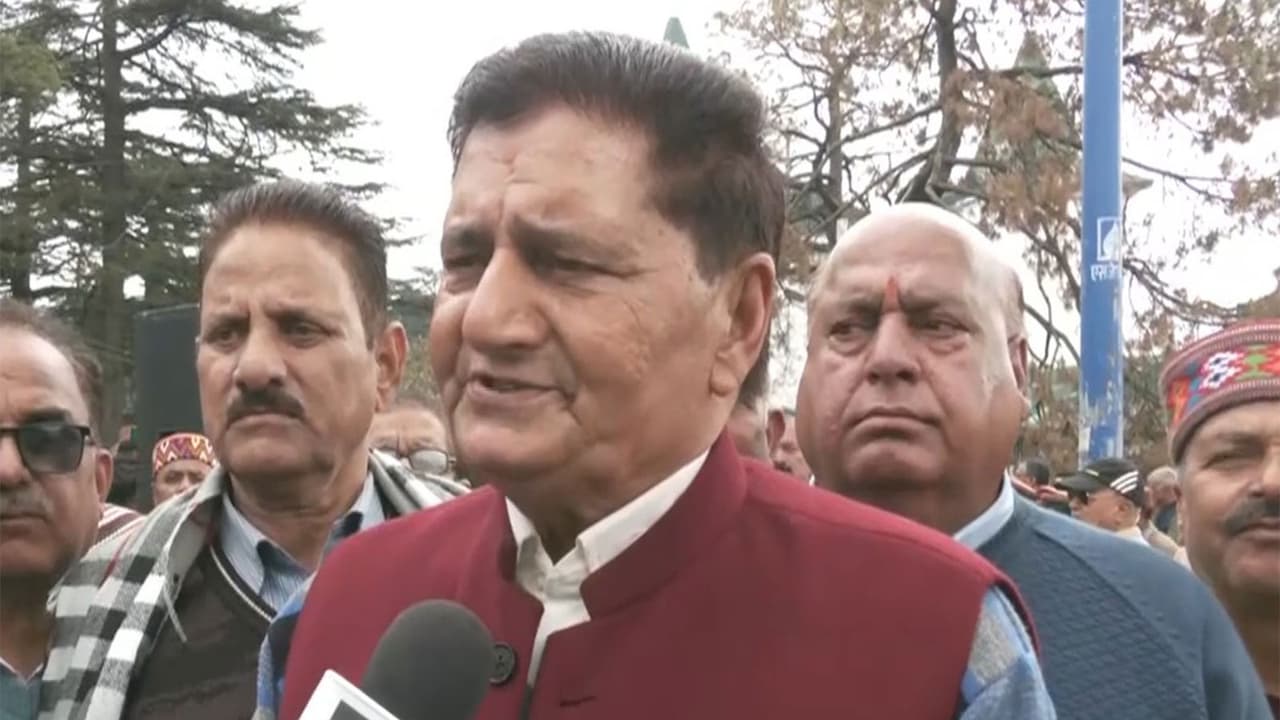 Himachal Pradesh Pensioners Joint Executive Committee Presidetn Suresh Thakur (Photo/ANI) Himachal Pradesh Pensioners Joint Executive Committee Presidetn Suresh Thakur (Photo/ANI)