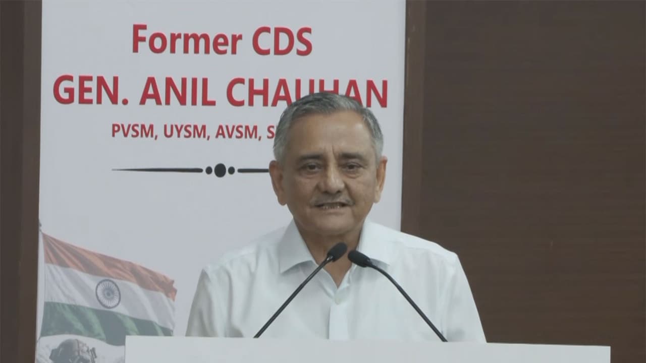 Former CDS General Anil Chauhan (Photo/ANI) Former CDS General Anil Chauhan (Photo/ANI)