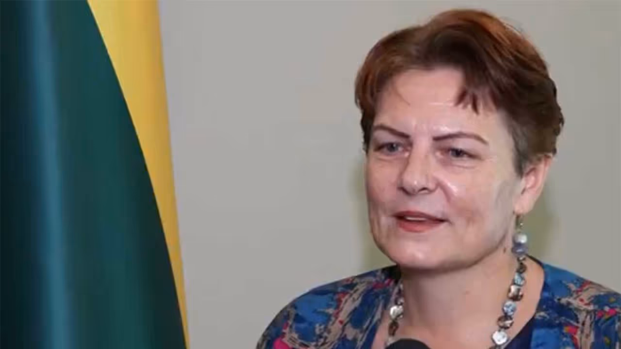 Lithuanian Ambassador to India Diana Mickevičienė (Photo/ANI) Lithuanian Ambassador to India Diana Mickevičienė (Photo/ANI)