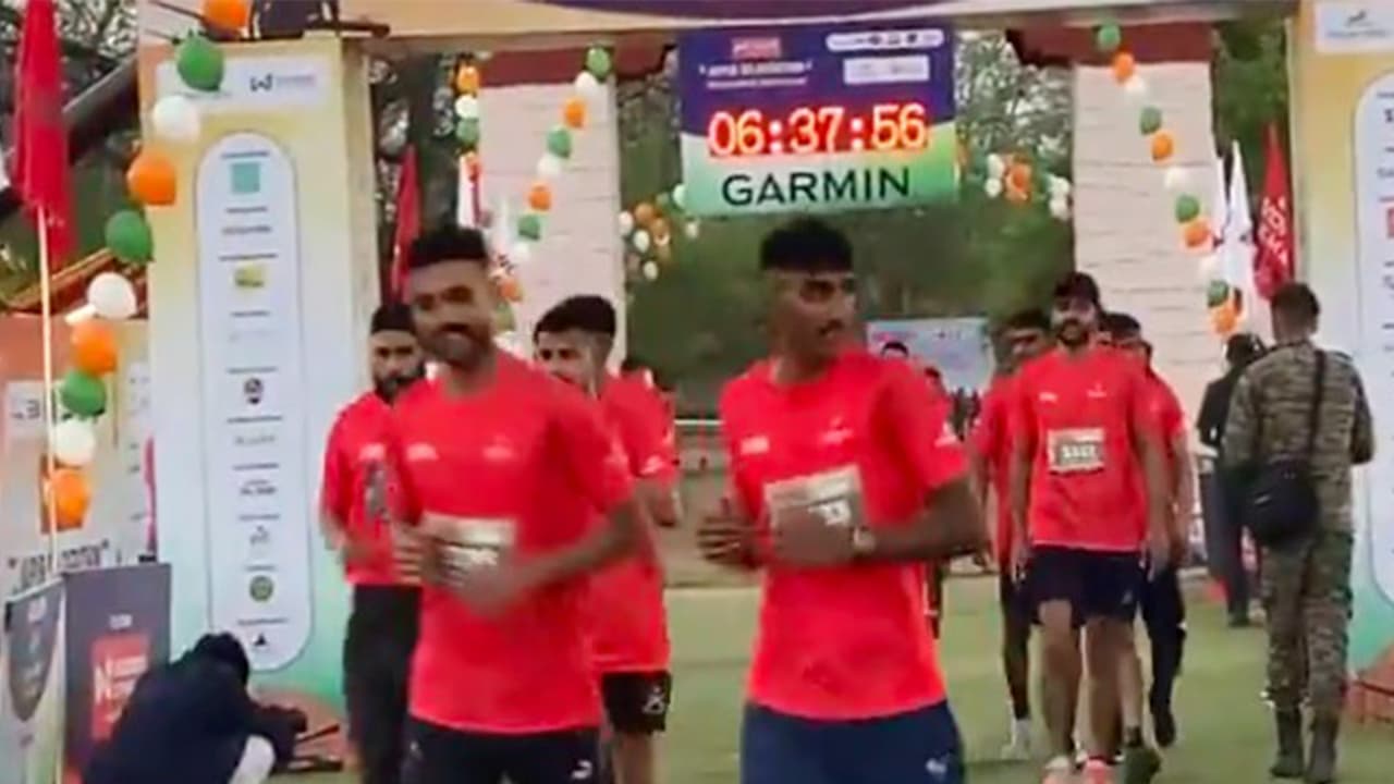 Jaipur Soldierathon (Photo/ANI) Jaipur Soldierathon (Photo/ANI)