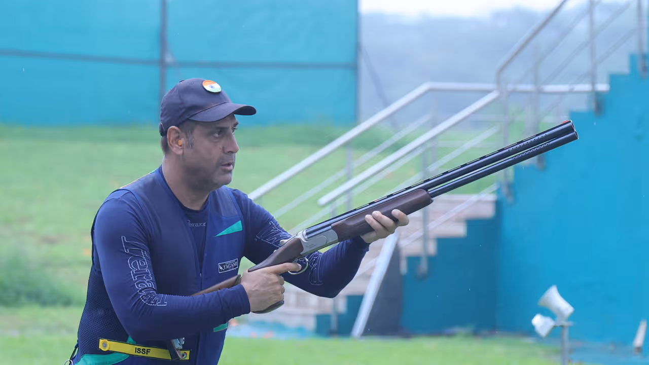 India skeet shooter Mairaj Ahmad Khan (Image: SAI media) India skeet shooter Mairaj Ahmad Khan (Image: SAI media)