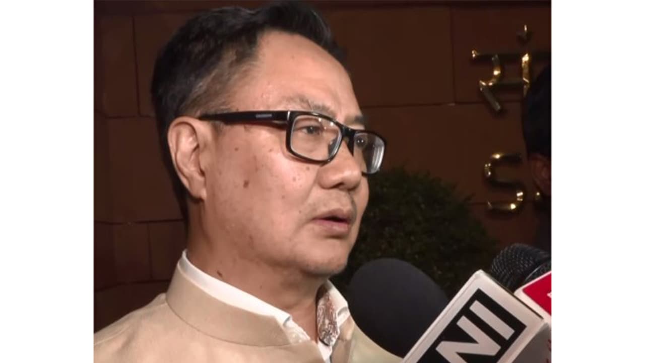 Union Minister Kiren Rijiju (Photo/ANI) Union Minister Kiren Rijiju (Photo/ANI)