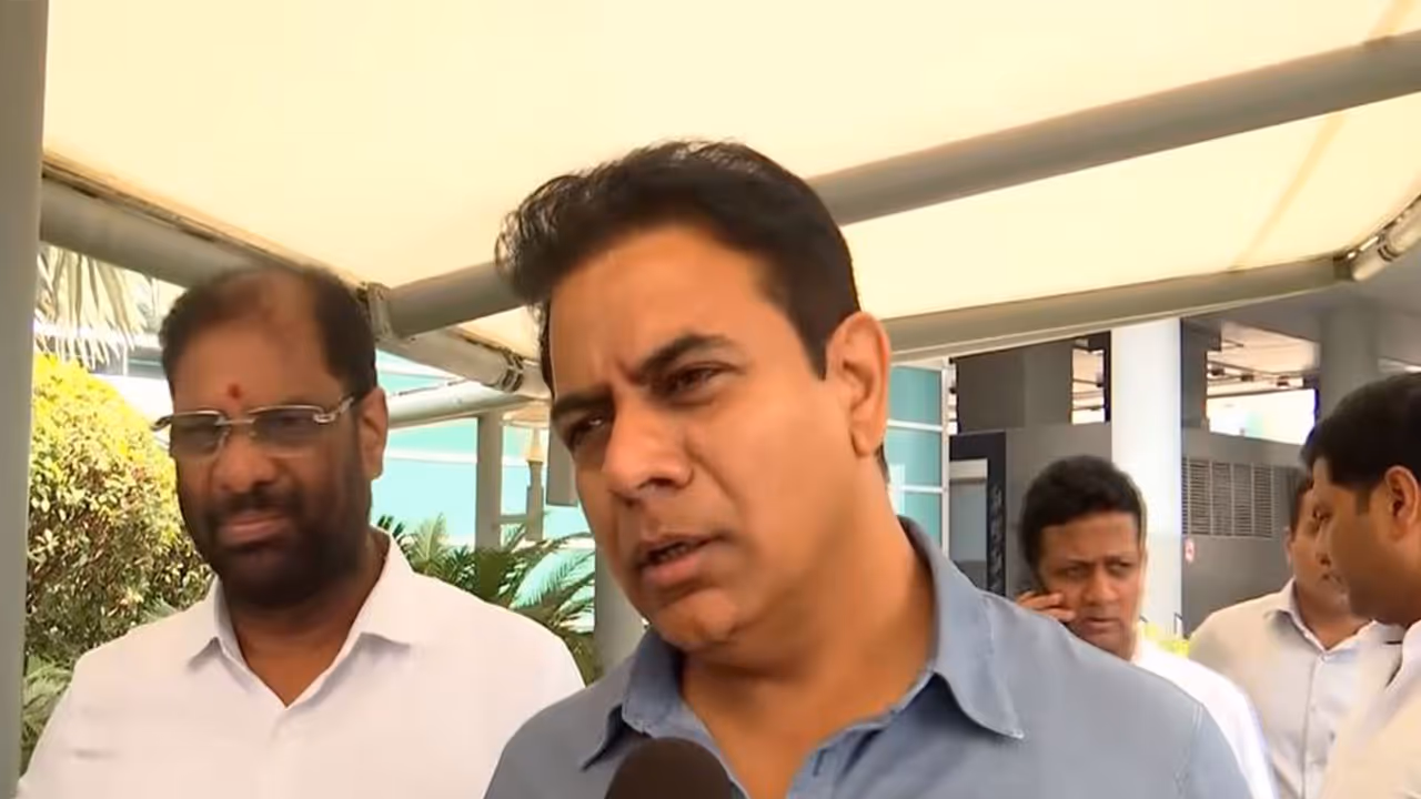 Bharat Rashtra Samithi (BRS) Working President KT Rama Rao (File photo/ANI) Bharat Rashtra Samithi (BRS) Working President KT Rama Rao (File photo/ANI)