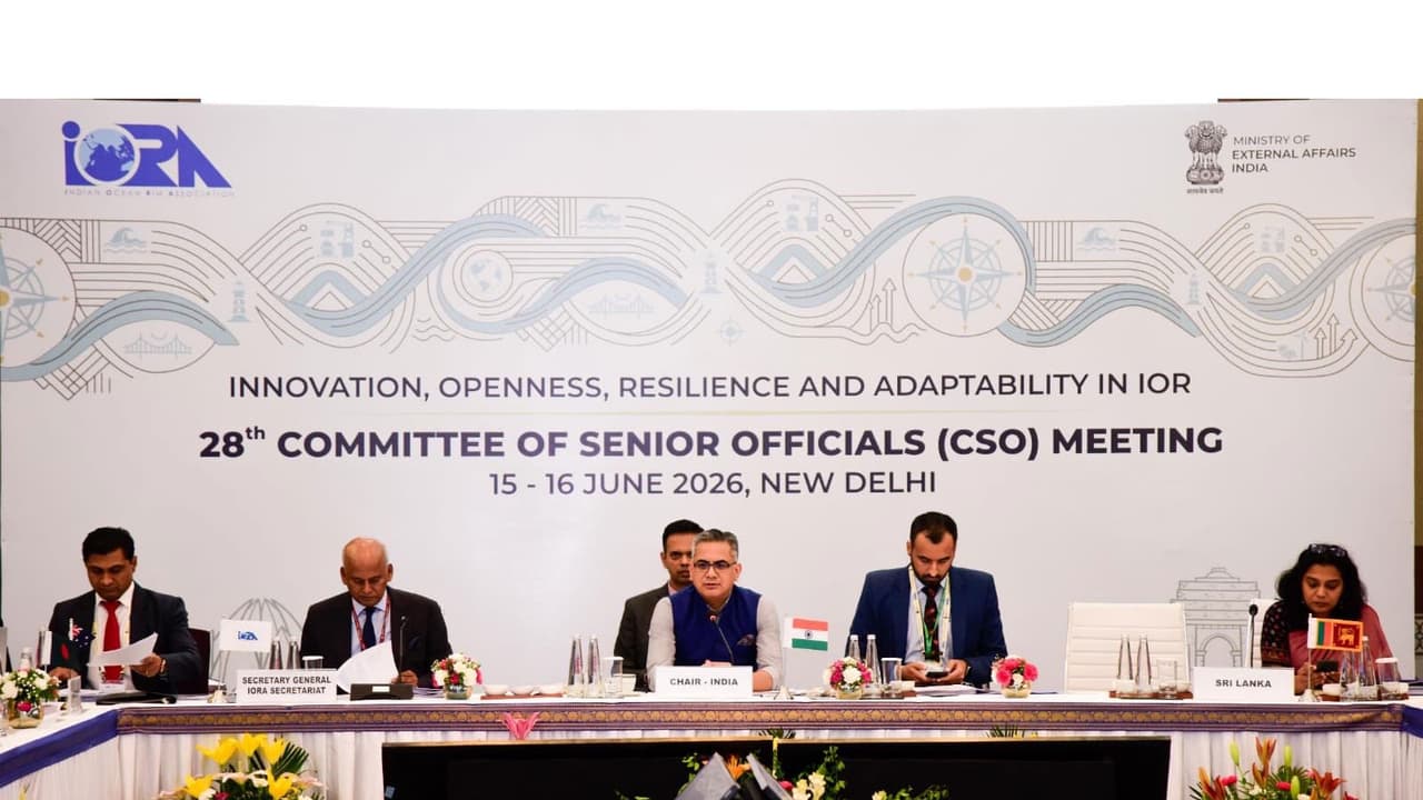 Visuals from CSO meeting (Photo/@MEAIndia) Visuals from CSO meeting (Photo/@MEAIndia)
