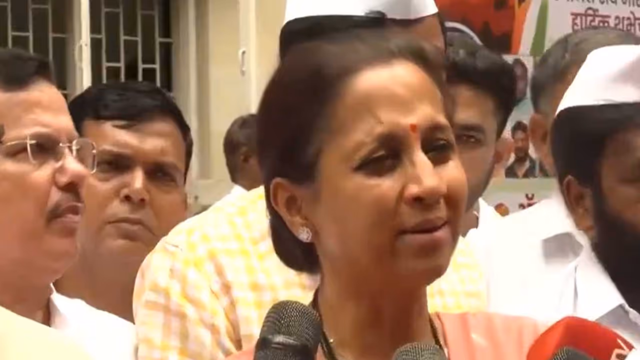 NCP (SP) MP Supriya Sule (Photo/ANI) NCP (SP) MP Supriya Sule (Photo/ANI)