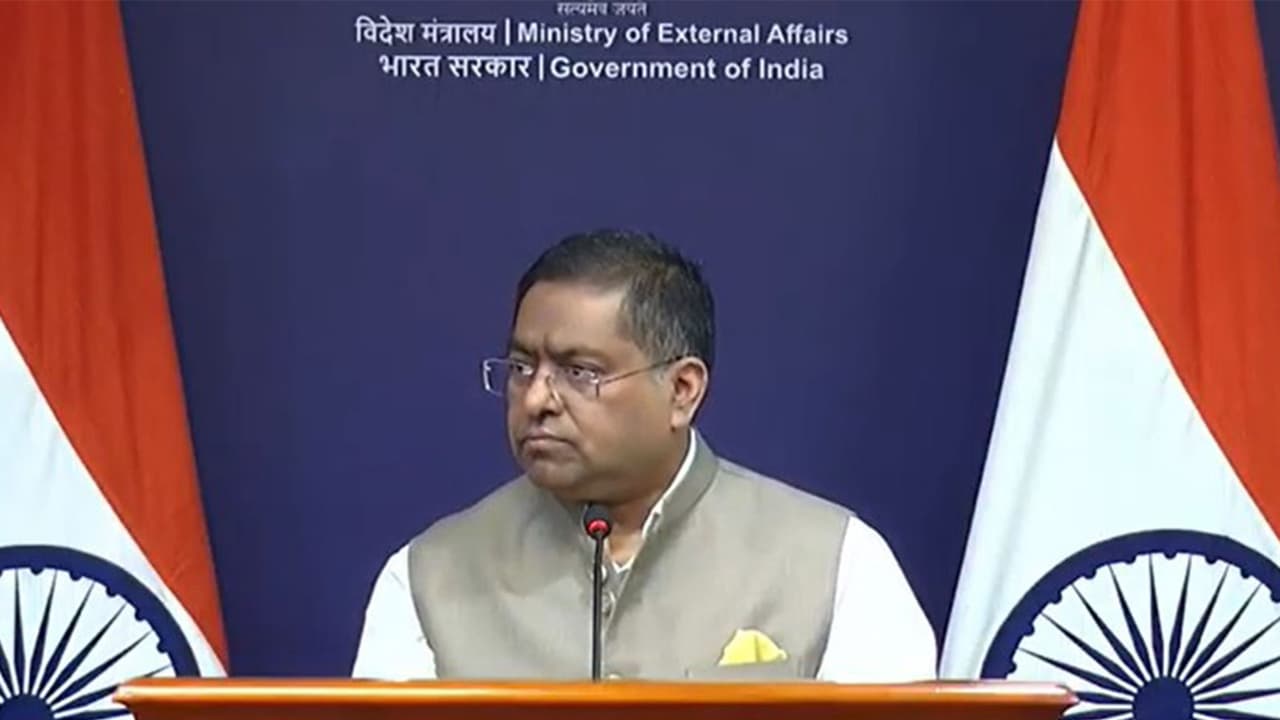 MEA spokesperson Randhir Jaiswal (File Photo/ANI) MEA spokesperson Randhir Jaiswal (File Photo/ANI)