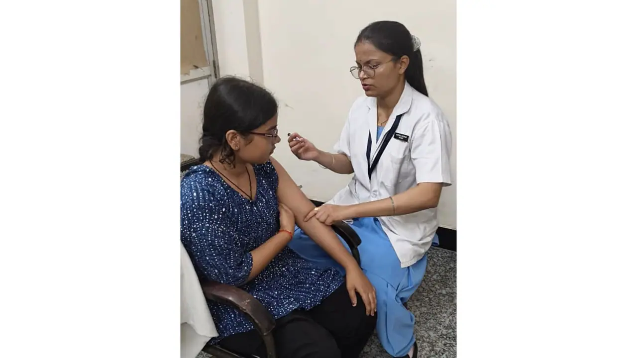 HPV vaccination awareness programme held at BHU (Photo/PRO BHU) HPV vaccination awareness programme held at BHU (Photo/PRO BHU)