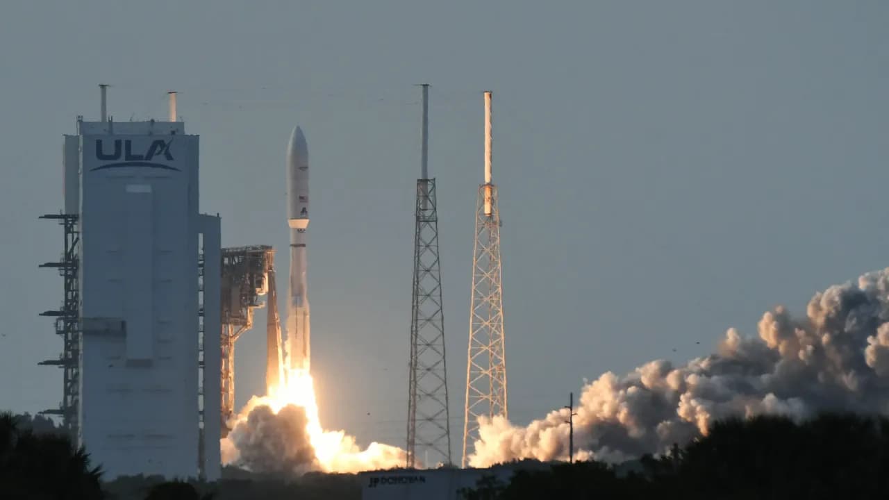 https://stocktwits.com/news articles/markets/equity/ula launch atlas v takes off with 27 more project kuiper satellites for amazon/chDl9TMR34m