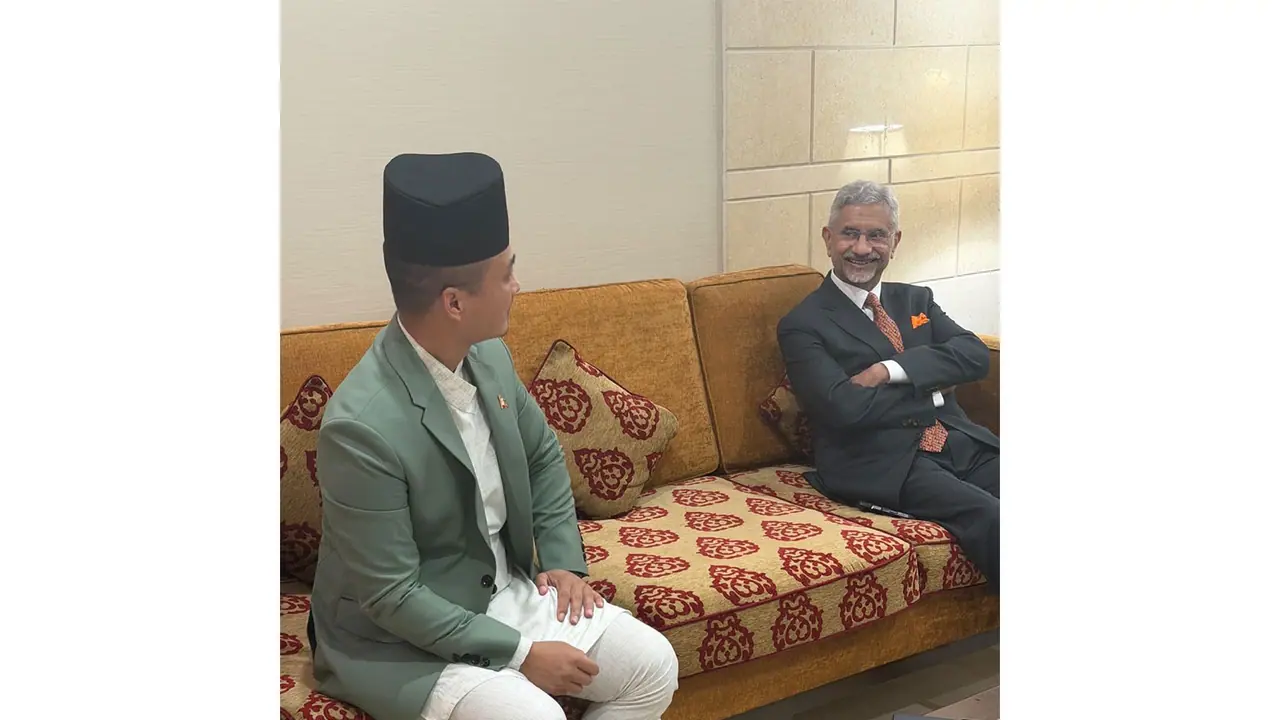 External Affairs Minister S Jaishankar meets Nepal Home Minister Sudhan Gurung (Photo/X/@DrSJaishankar) External Affairs Minister S Jaishankar meets Nepal Home Minister Sudhan Gurung (Photo/X/@DrSJaishankar)