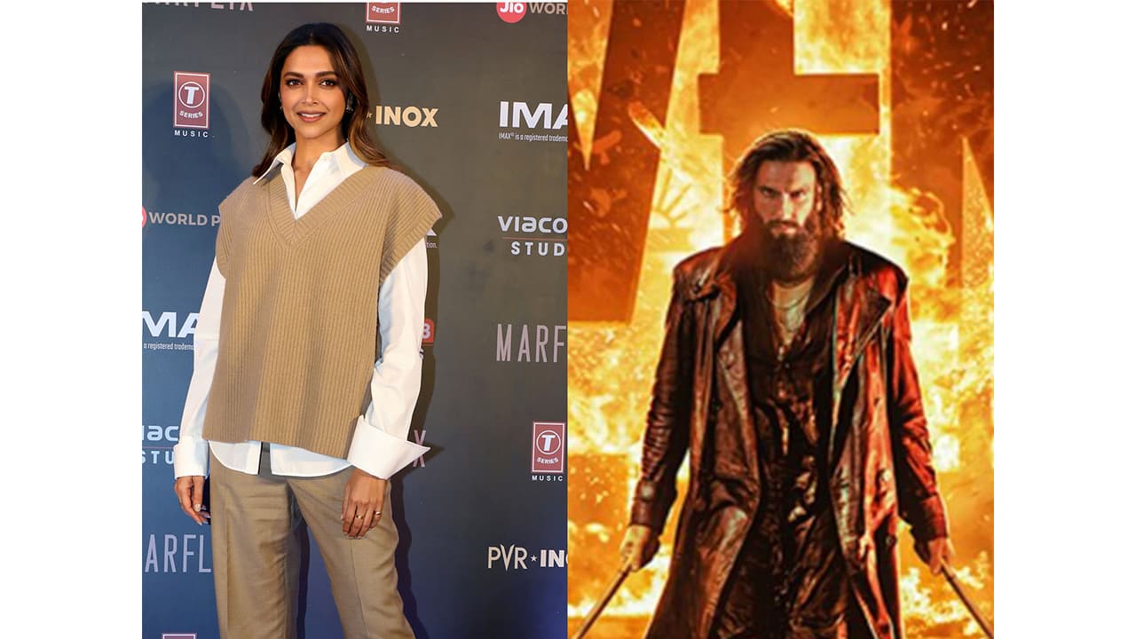 Deepika Padukone(Photo/ANI) and Dhurandhar 2 poster (Photo/Instagram@JioStudios) Deepika Padukone(Photo/ANI) and Dhurandhar 2 poster (Photo/Instagram@JioStudios)