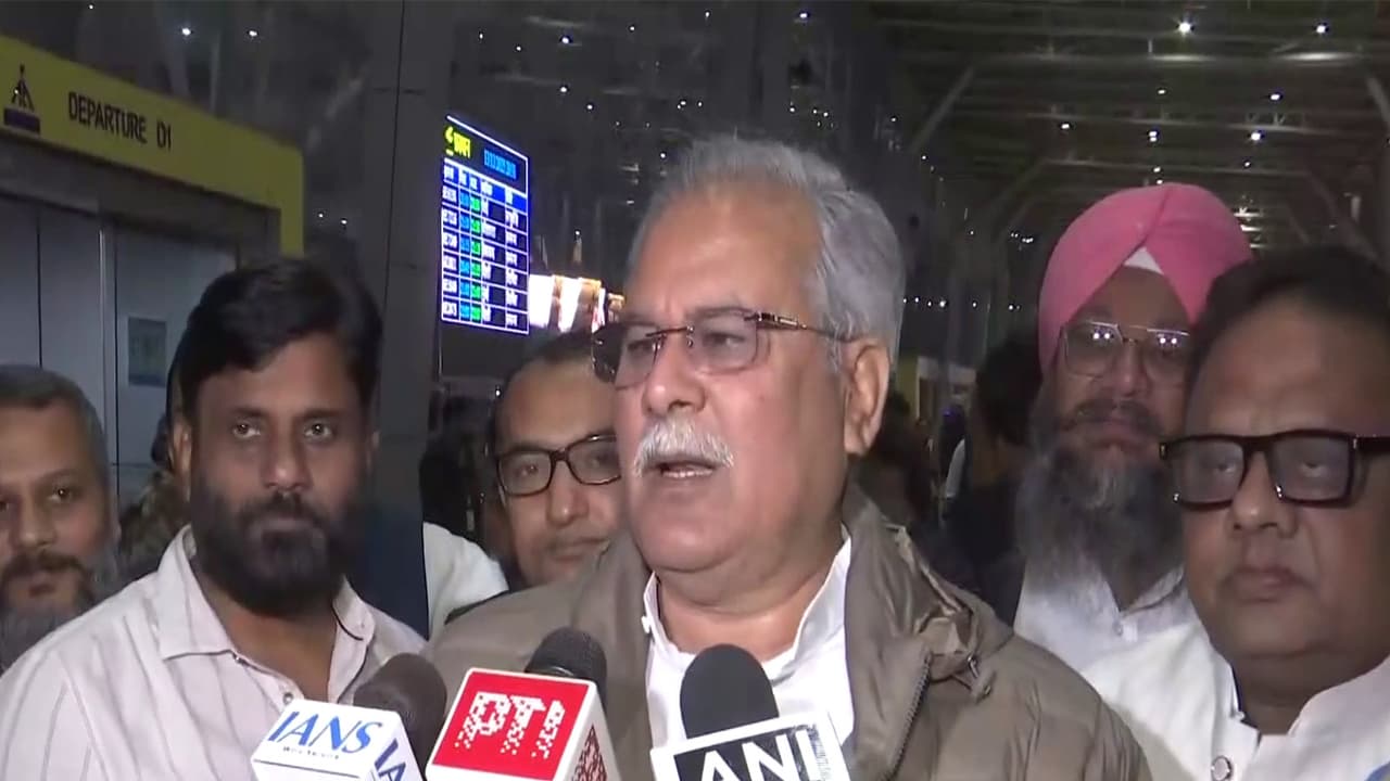 Congress leader Bhupesh Baghel (Photo/ANI) Congress leader Bhupesh Baghel (Photo/ANI)