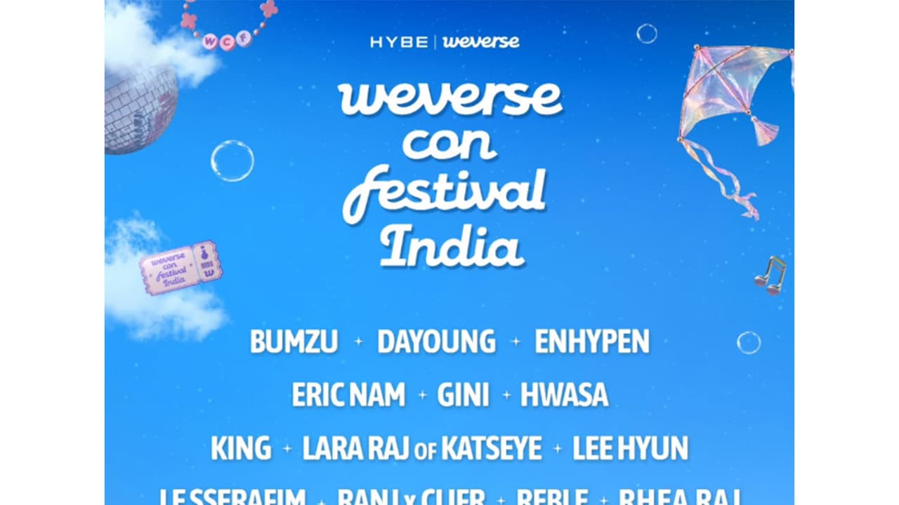 Weverse Con Festival India (Photo/Instagram@hybeindia) Weverse Con Festival India (Photo/Instagram@hybeindia)