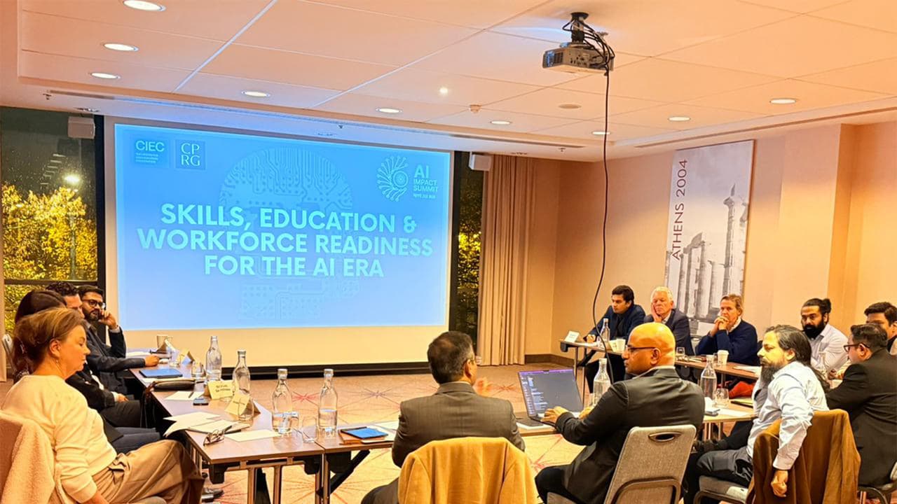 CPRG and the Center for Indo European Cooperation (CIEC) hosted a pre summit dialogue in Brussels ahead of the India–AI Impact Summit 2026 (Photo: X@CPRGIndia) CPRG and the Center for Indo European Cooperation (CIEC) hosted a pre summit dialogue in Brussels ahead of the India–AI Impact Summit 2026 (Photo: X@CPRGIndia)
