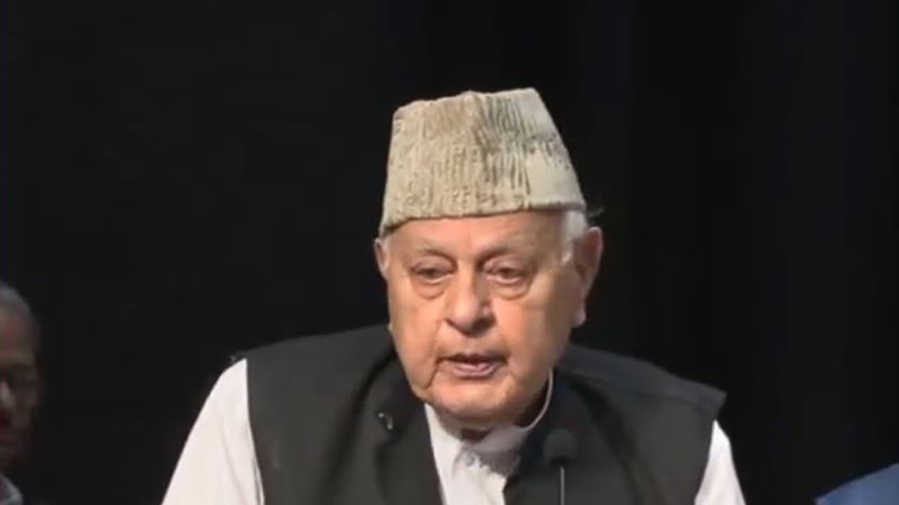 Jammu and Kashmir National Conference (JKNC) chief Farooq Abdullah (Photo/ANI) Jammu and Kashmir National Conference (JKNC) chief Farooq Abdullah (Photo/ANI)