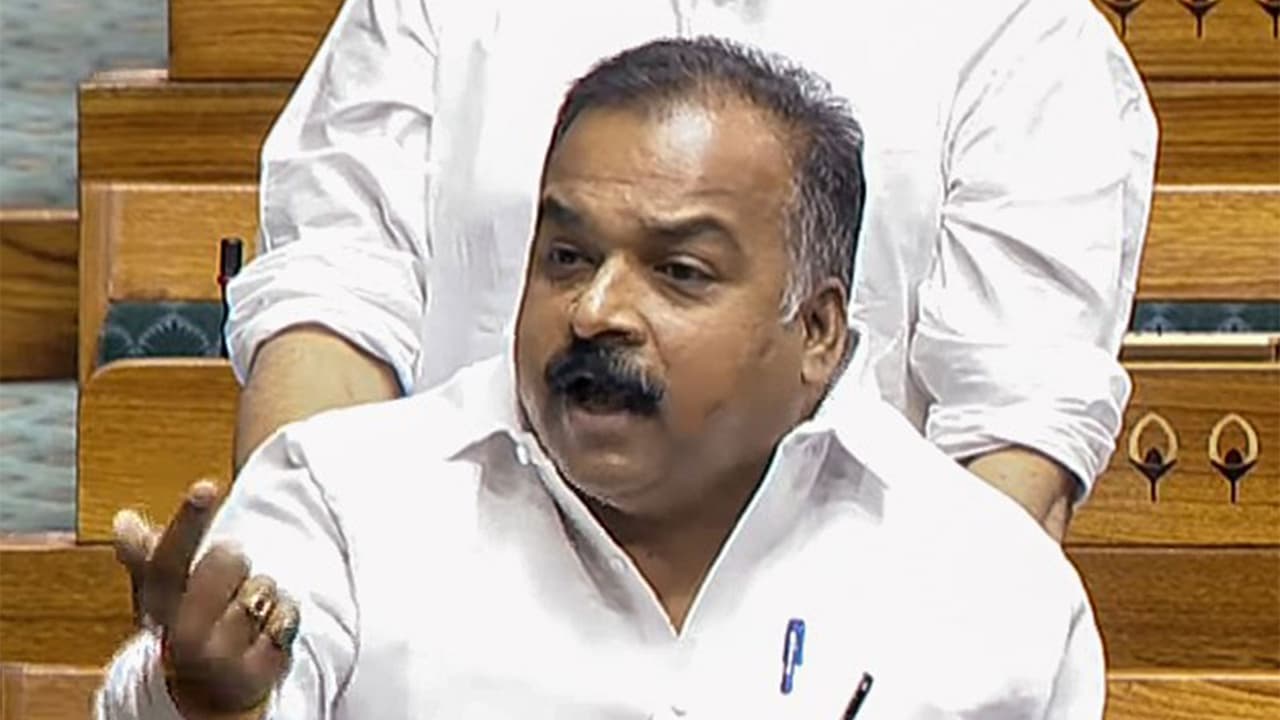 Congress MP Manickam Tagore (Photo/ANI) Congress MP Manickam Tagore (Photo/ANI)