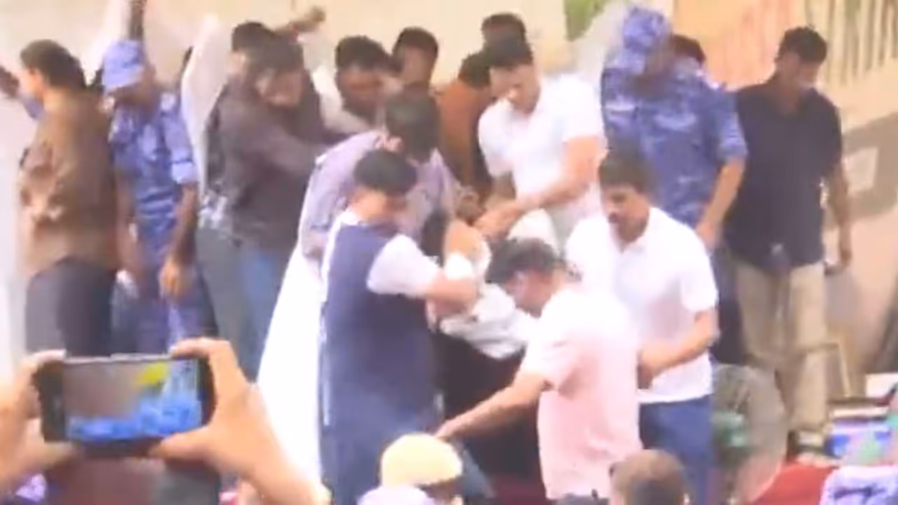 Sonam Wangchuk taken to hospital by Delhi Police (Photo/ANI) Sonam Wangchuk taken to hospital by Delhi Police (Photo/ANI)