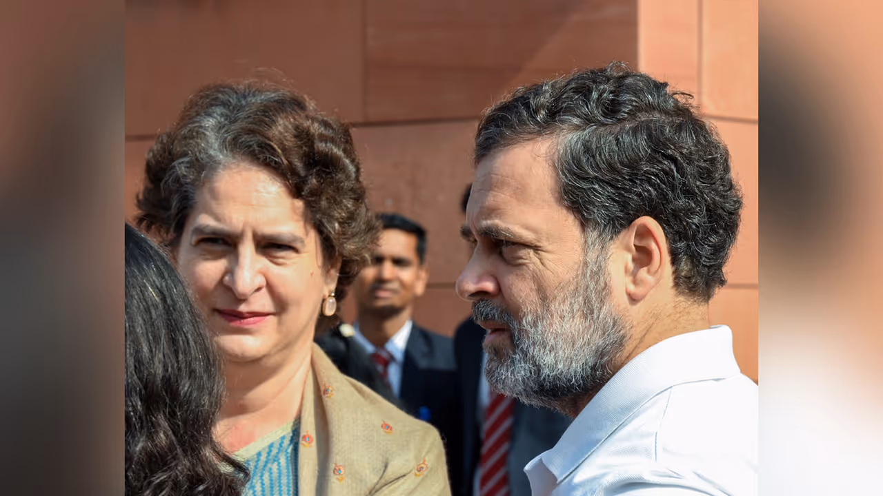 Congress MP Priyanka Gandhi and Lok Sabha LoP Rahul Gandhi (Photo/ANI) Congress MP Priyanka Gandhi and Lok Sabha LoP Rahul Gandhi (Photo/ANI)