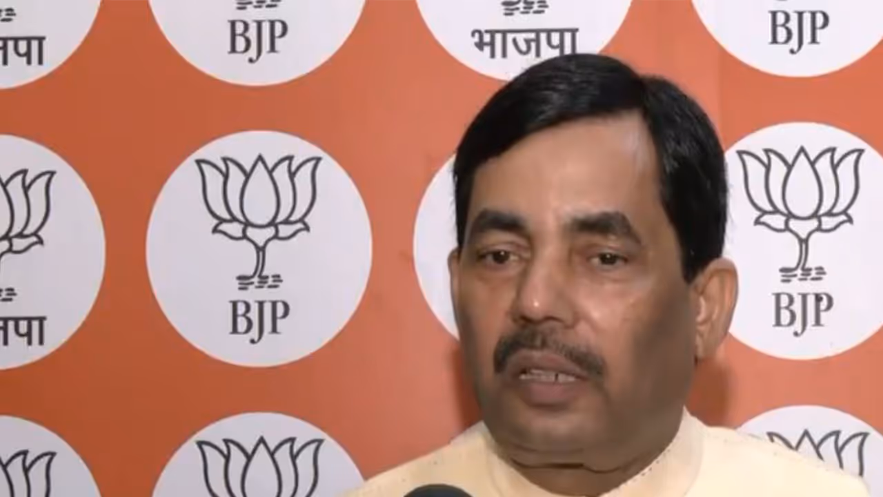 BJP national spokesperson Syed Shahnawaz Hussain. (Photo/ANI)